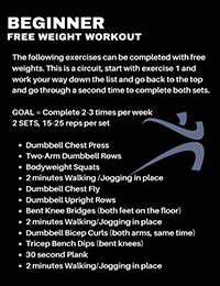 Free Weight Workouts for Beginners